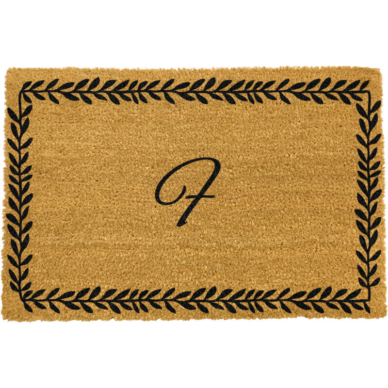 Branum Non-Slip Outdoor Doormat, F