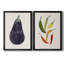 Organic Veg VIII - Ensemble de 2 peintures sur toile encadrées-1867656432-1867656439