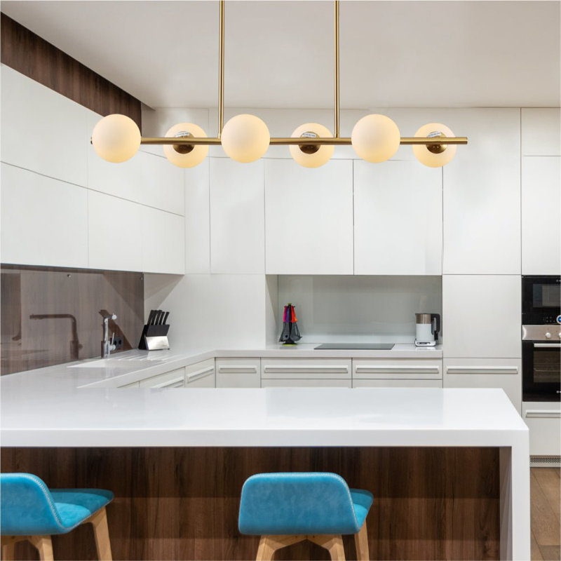 Adalbern 6 - Light Kitchen Island Chandelier