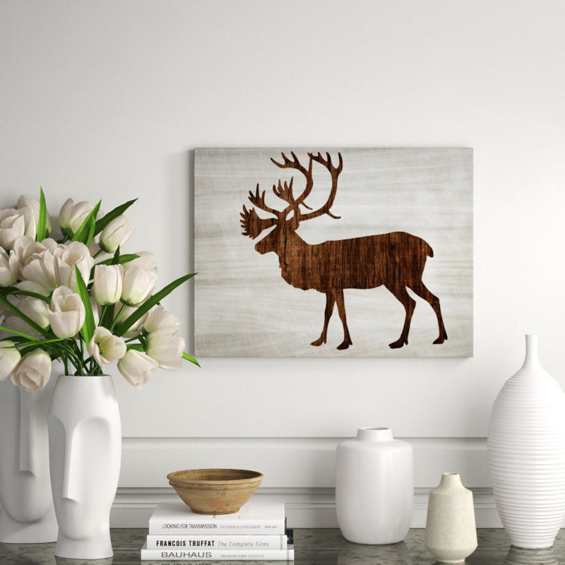 Wood Wildlife III Print by Isabella Burton, Image Brush Gel, 18" H x 24" W x 1.5" D