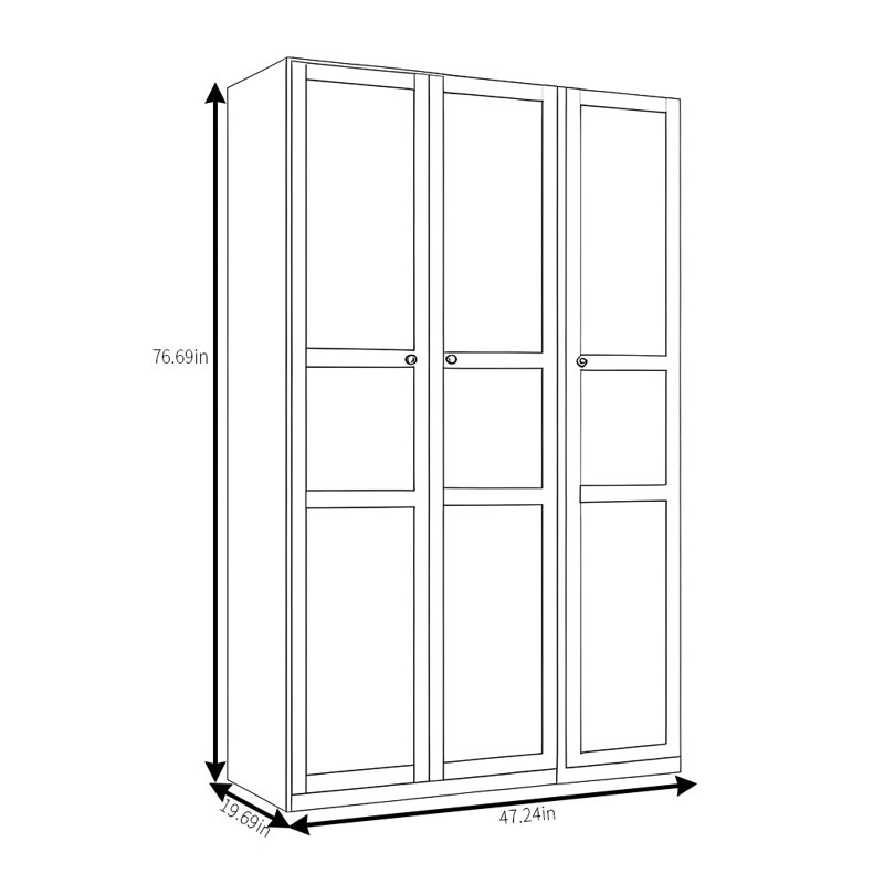Garde-robe simple de couleur unie, Blanc