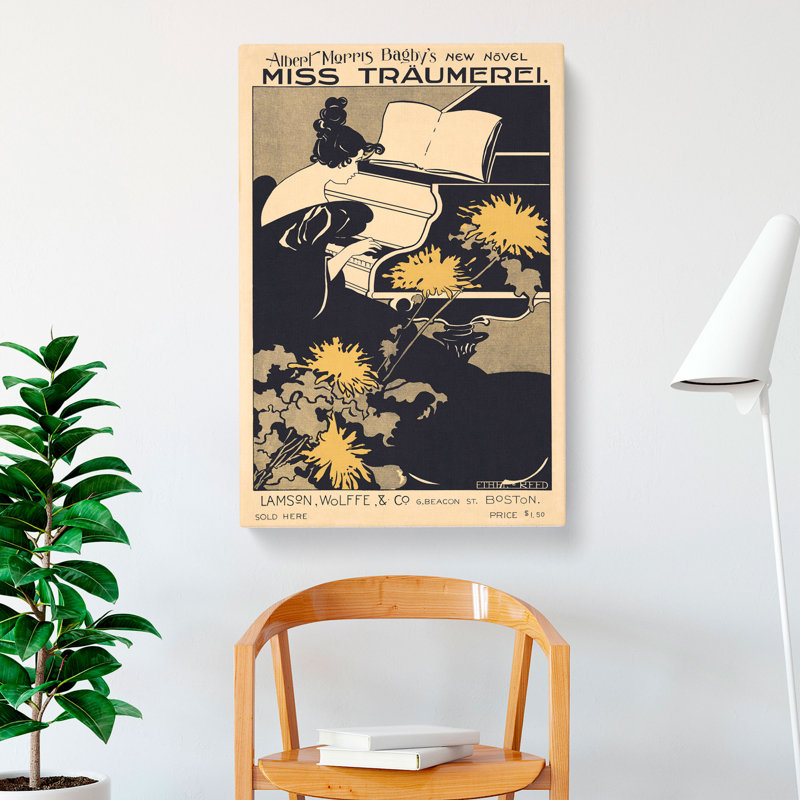 Miss Traumerei by Ethel Reed - Wrapped Canvas Painting, 50cm H x 35cm W x 3cm D