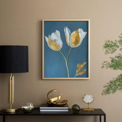 Impression encadrée FLORAL Series CXI - bois massif