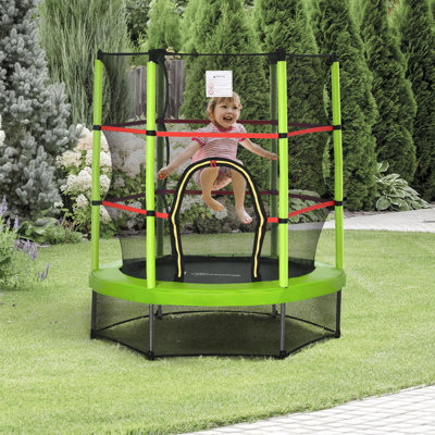 Trampoline pour enfants Outsunny F5FT avec filet