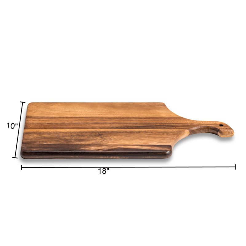 Planche à découper en bois d'acacia Kalmar Home, H 0,75 po x l 14 po x P 9 po