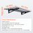 Garage Storage Shelving, 2 Pack, 4 x 1 ft Heavy Duty Garage Shelves Wall Mounted, 400 lbs Load Capacity(Total) Garage Storage Rack Floating Shelves, Suitable for Shop, Shed, Garage Storage