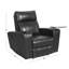 Upholstered Home Theater Seat with Cup Holder-1165758955