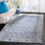 Tapis oriental bleu marine / gris clair Asucena-32706447