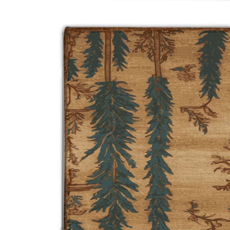 Tapis d'intérieur et d'extérieur brun Persian, Rectangle 4pi x 6 pi