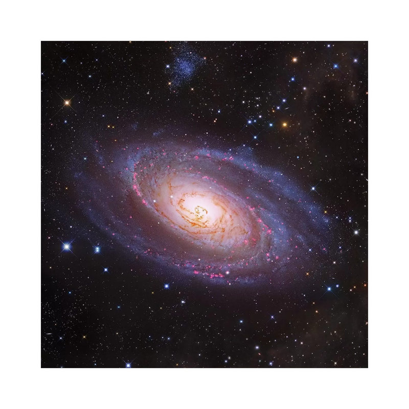 M81 Spiral Galaxy In Ursa Major III by Robert Gendler - Print on Canvas, Wrapped Canvas, 45.72cm H x 45.72cm W x 3.81cm D