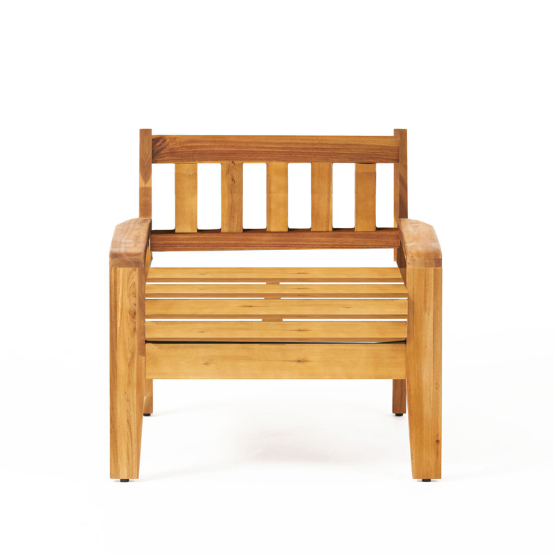 Fauteuil club Grenade, Teak