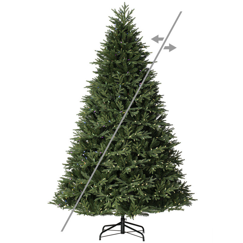 6.5' H Lighted Artificial Fir Christmas Tree