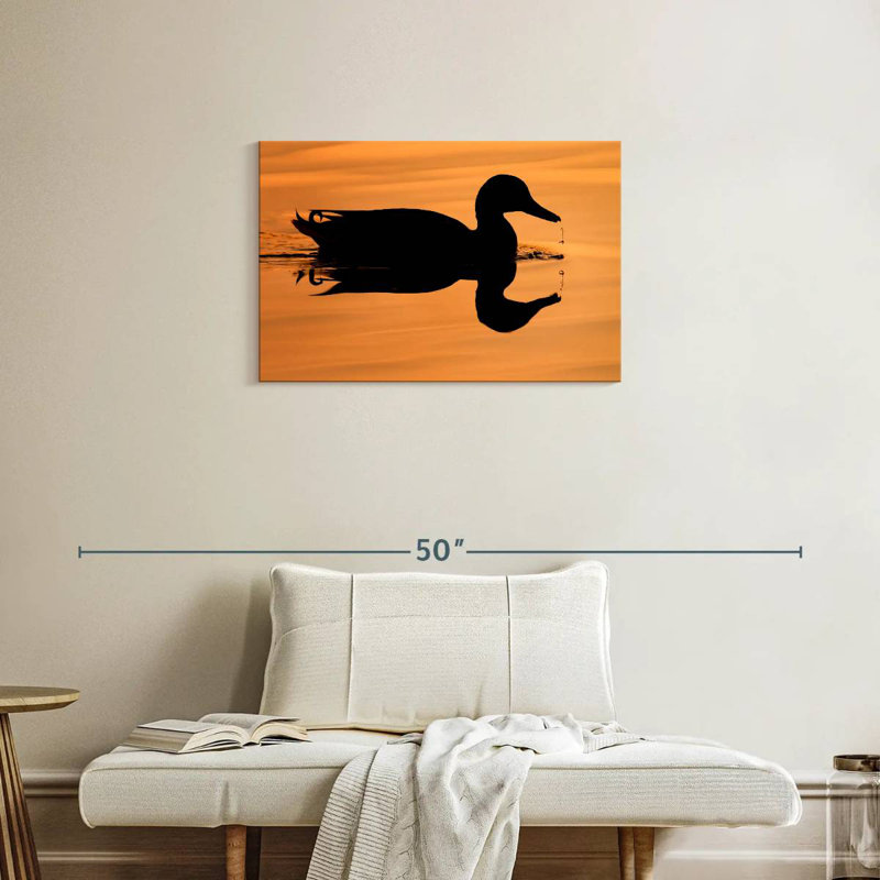 Silhouette de canard colvert Brampt, H 20 po x l 30 po