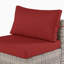 Ensemble de conversation modulaire d'extérieur 7 pièces avec osier en rotin PEHD, coussins et table basse, ensemble de conversation modulaire pour patio-1668529855