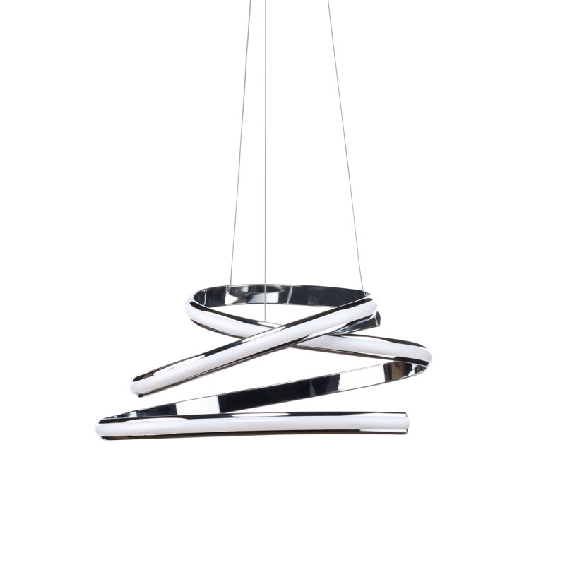 Prattsville Dimmable Integrated LED Chandelier, Chrome