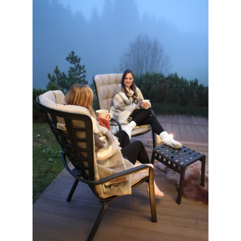 Folio Outdoor Lounge Chair, Tobacco