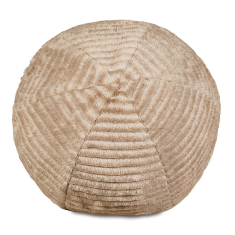 Holiday Glam Circular Pillow Cover & Insert