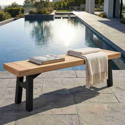 Banc de jardin en acacia