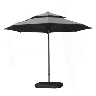 Round Cantilever Umbrella with Center Pole