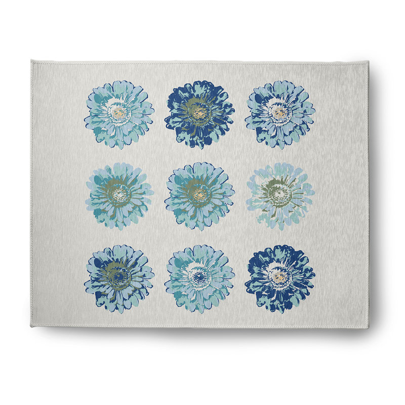 Chenille Floral Indoor Rug, Rectangle 8' x 10'