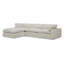 Canapé modulaire à méridienne rembourré 2 pièces Asher-1783366089-1825326412