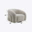 Chaise de chambre Hargraves 360 °