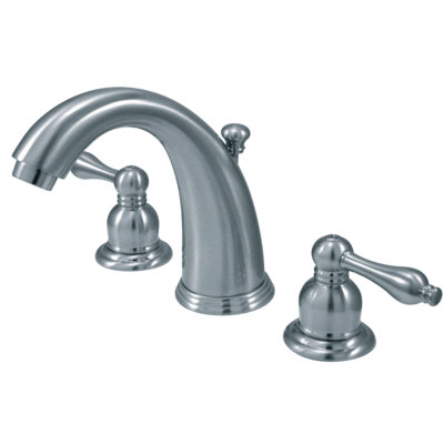 Widespread Bathroom Faucet with Drain Assembly