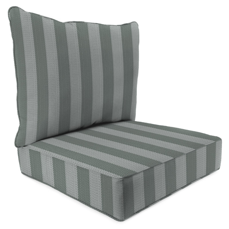 24" x 26.5" Outdoor Deep Seat Chair Cushion Set with Welt, Gallan Cedar