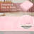 Washable Solid Color Textured Thin Indoor Rug, Low Pile Area Rug with Soft Surface, Non Slip Backing, Easy Clean Design for Living Room, Bedroom, Dorm, Home Office-549291328-551298910