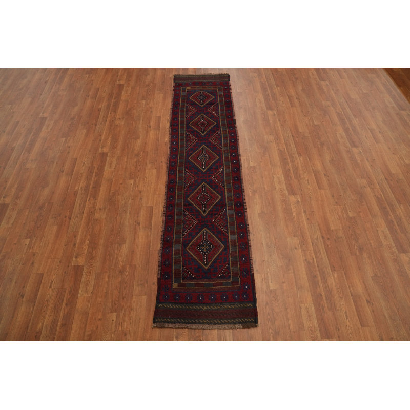 One-of-a-Kind 8' 2'' X 1' 11'' Runner Wool Area Rug Red