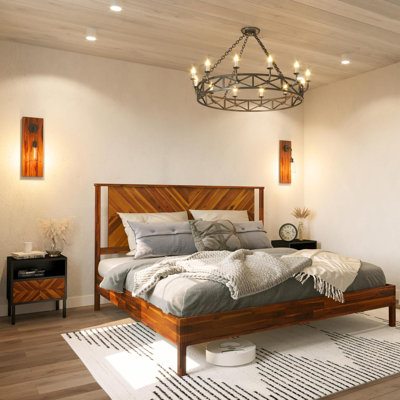 Wood Panel Bed