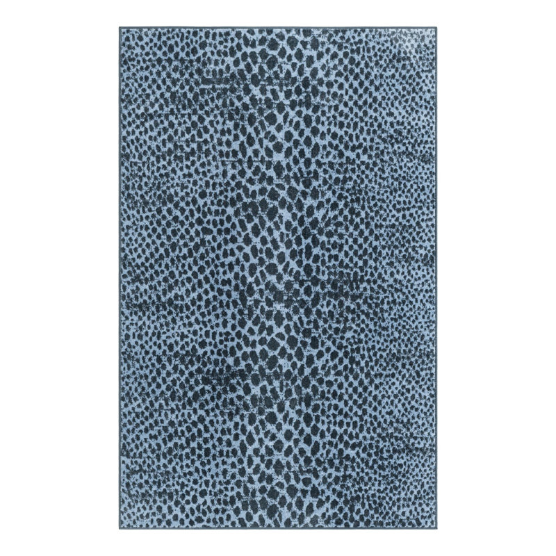 Masson Washable Animal Print Indoor Rug, Rectangle 4'1" x 6'1"