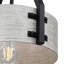 Luminaire suspendu tambour 1 lumière Fitzsimons