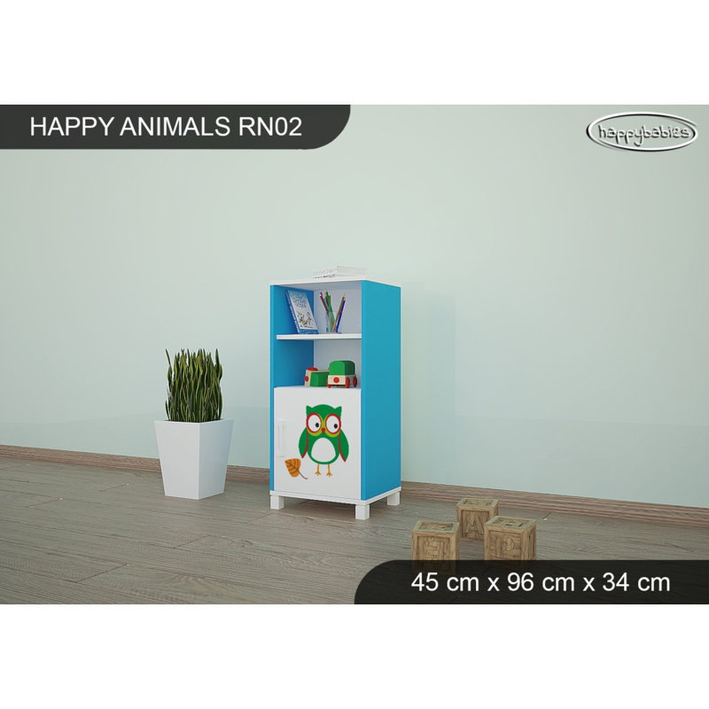 45cm W Animals Kids Cube, Blue