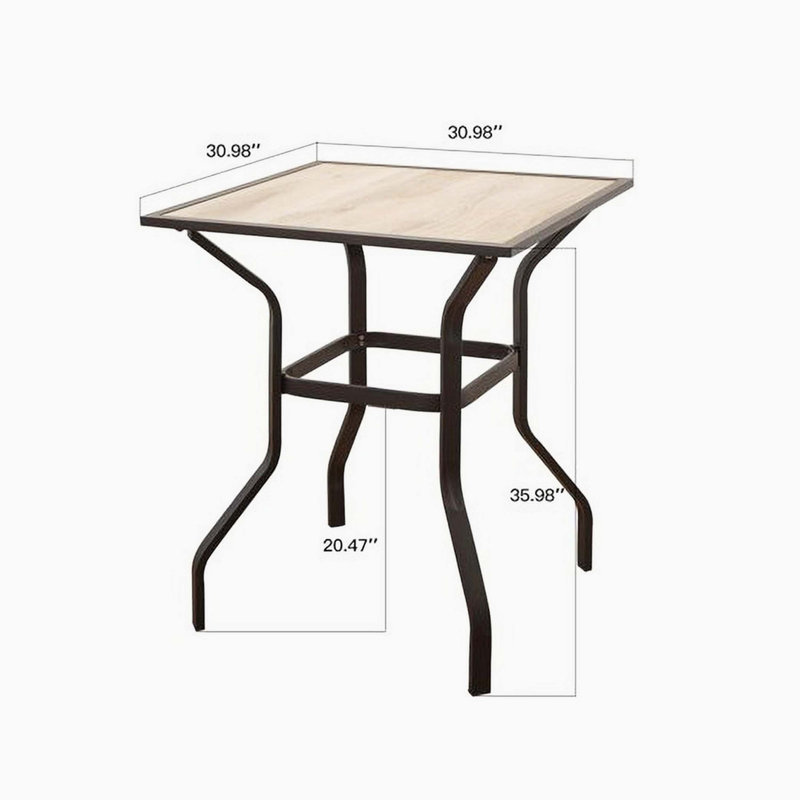 Table de bar d'extérieur pour l'extérieur