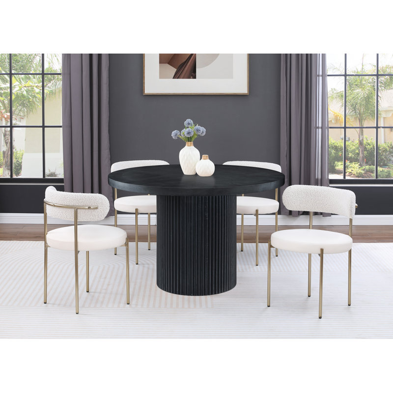 Belinda Dining Table, Black