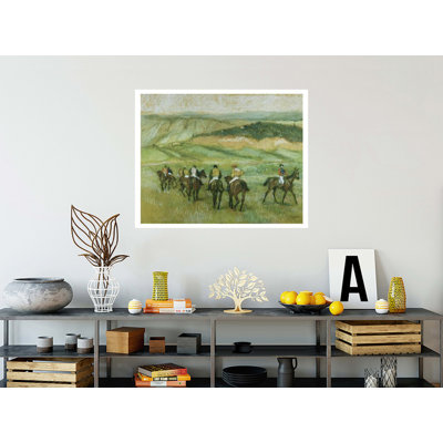 «Before the Race» par Edgar Degas - Impression sur giclée