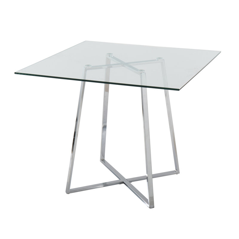 Table de salle à manger Cosmo, Chrome chrome