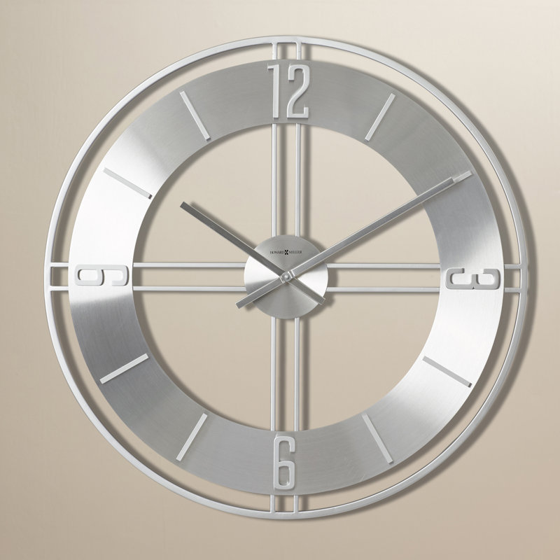 Stapleton Metal Analog Wall Clock