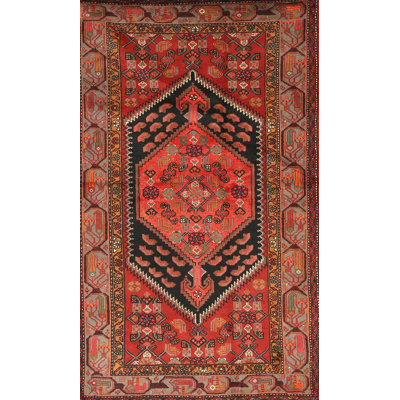 Tapis traditionnel mehroon/noir/bleu Raju