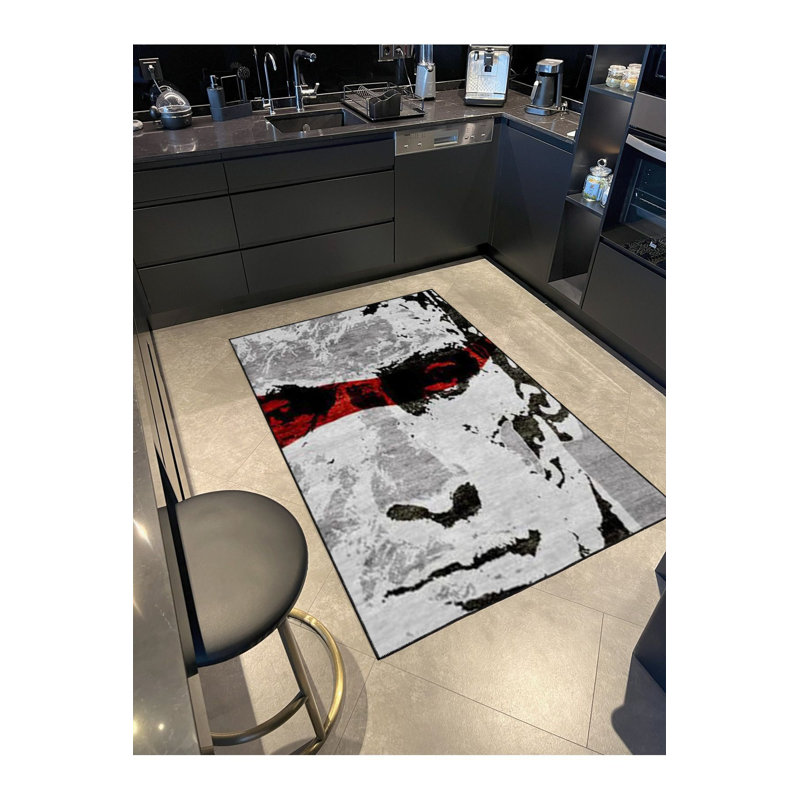 Tapis décoratif Modern, Tapis de couloir 3 pi 3 po x 6 pi 7 po inclus
