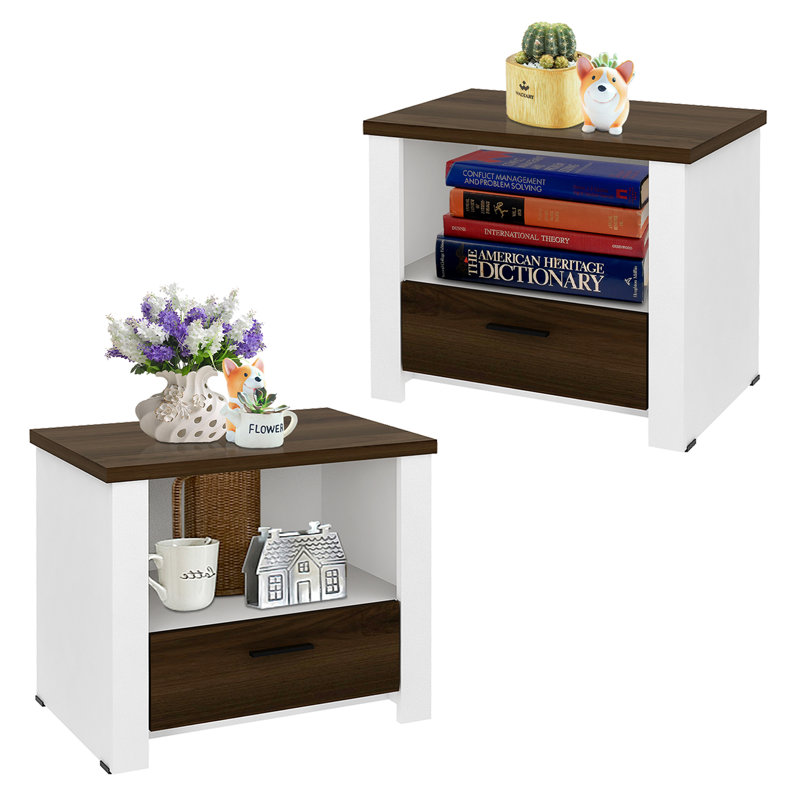 Ensemble de tables de bout l 20 po avec rangement