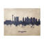 «San Antonio Texas Skyline Concrete» par Michael Tompsett, impression sur toile tendue-1662737039