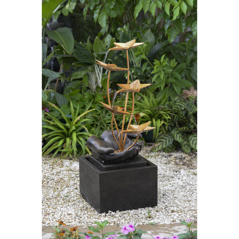 Fontaine à fleurs en résine/fibre de verre