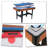 Modern and easy to use multifunctional game table with billiard table and table tennis, hockey table with metal legs for home, lounge, recreation room