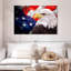 USA Flag And American Eagle-107887293