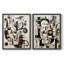 ABSTRACT Series CCCCLXVII - Impression encadrée de qualité supérieure - prête à être accrochée - aucun clou requis - aucun clou requis-2059928403-2059928400