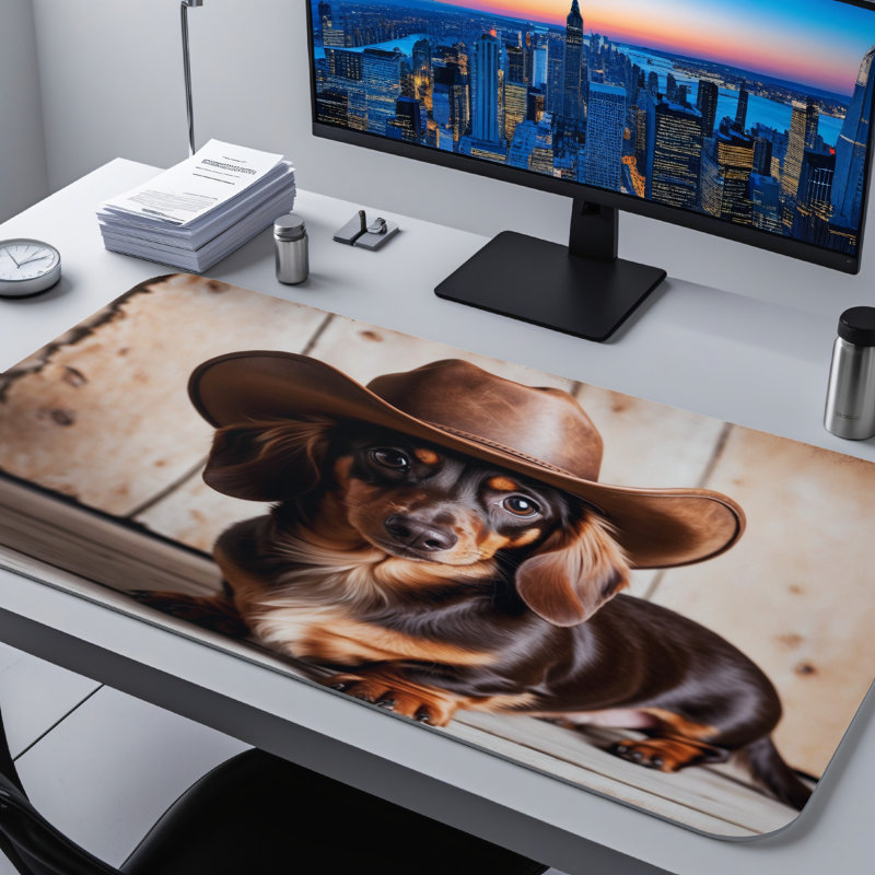 Polyester Desk Pad, 31.5x15.5