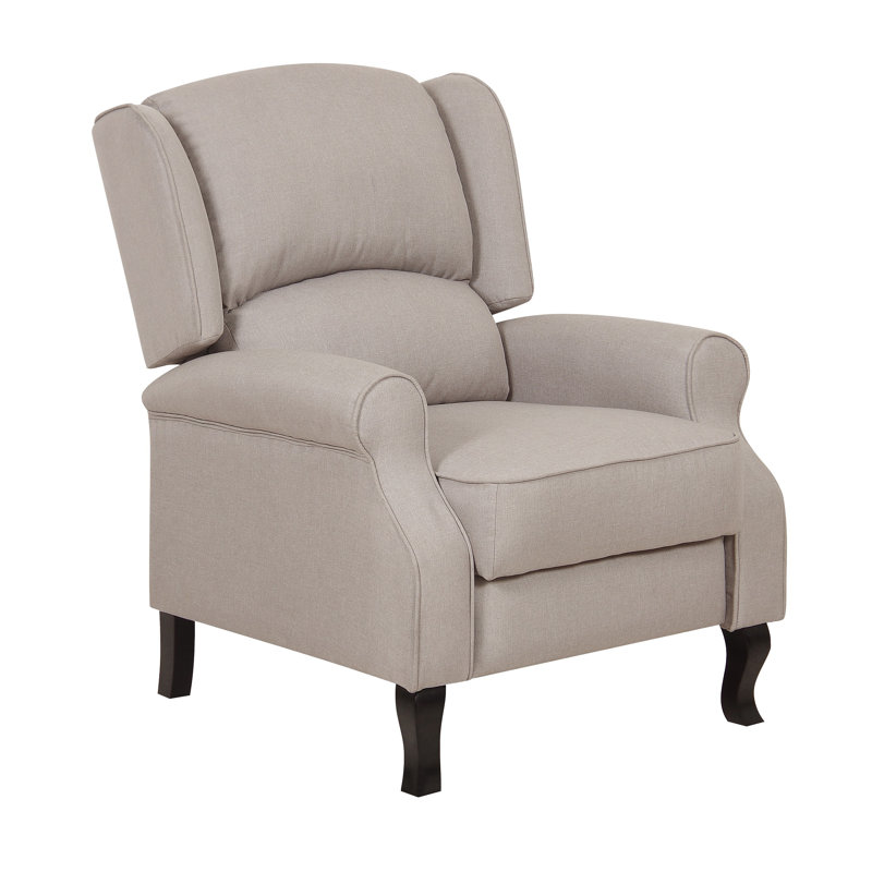 Upholstered Recliner, Beige