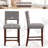 Counter Stool with Solid Wood Frame-91904561